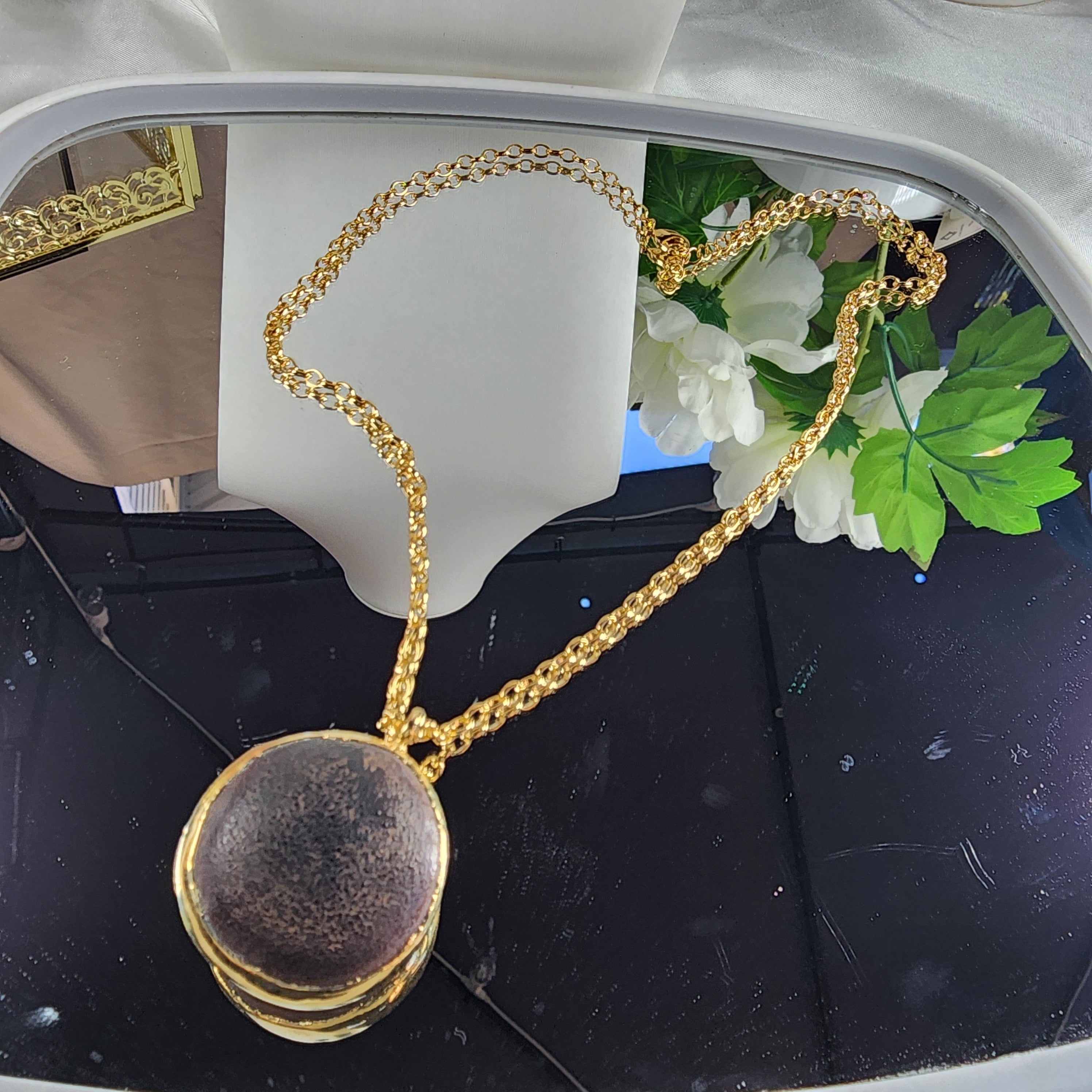 💮Bull's-eye necklace📿