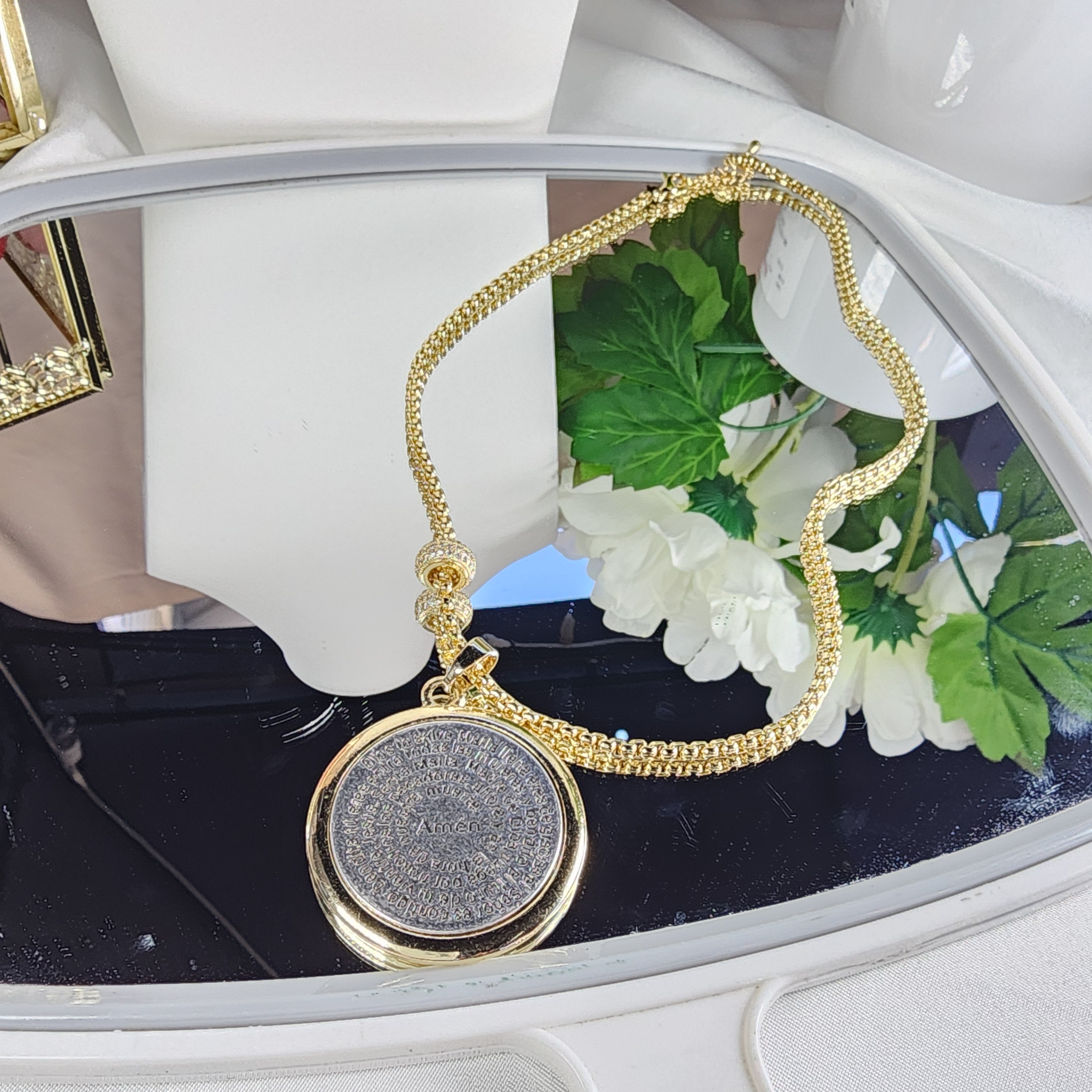 💮Protection Medallion Prayer Hail Mary (Spanish)📿