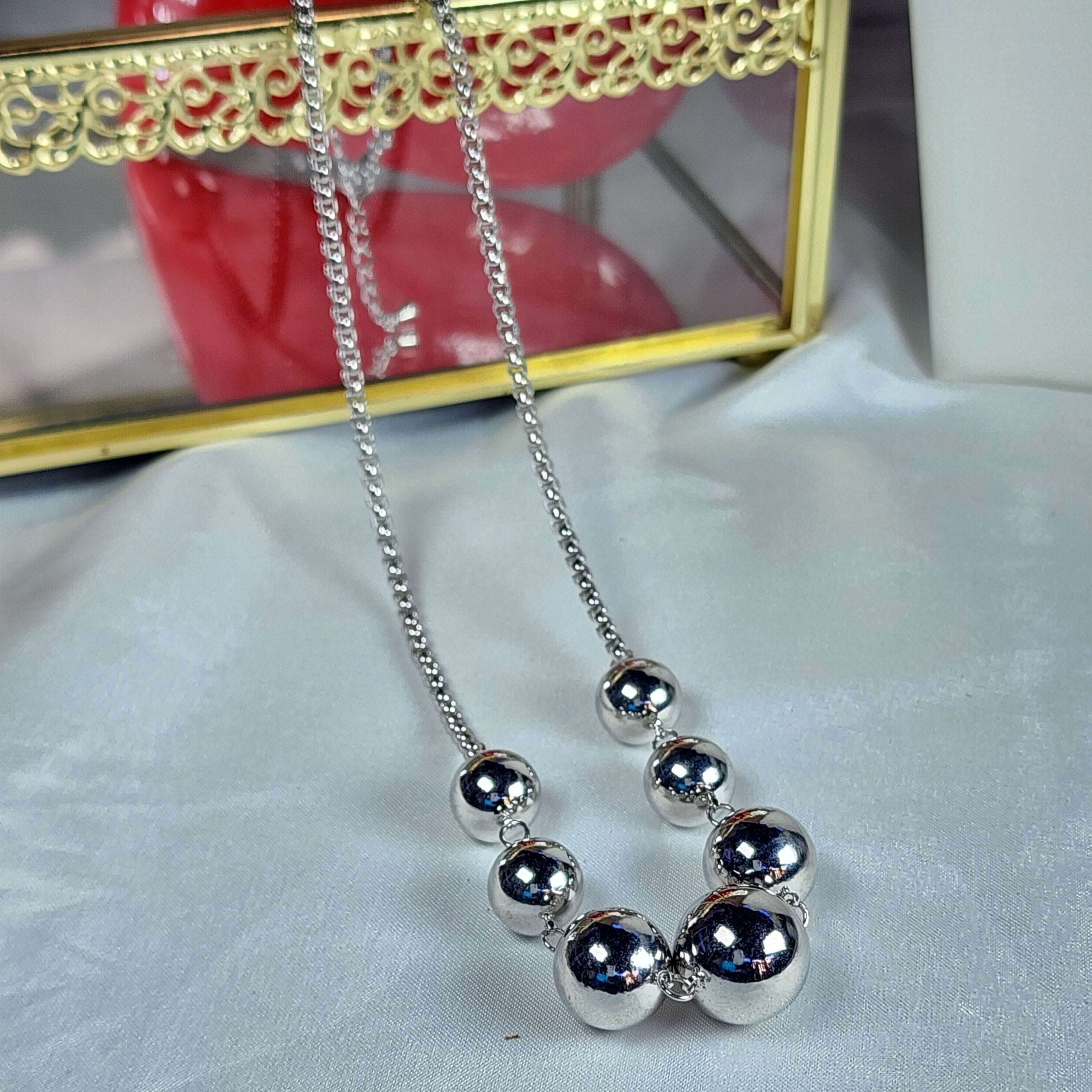 💮Bazaar Stainless Steel Choker Necklace.📿