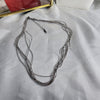 💮Five-row sterling silver water-resistant choker.📿