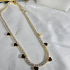 💮Sparkling tennis chain choker with hearts.📿