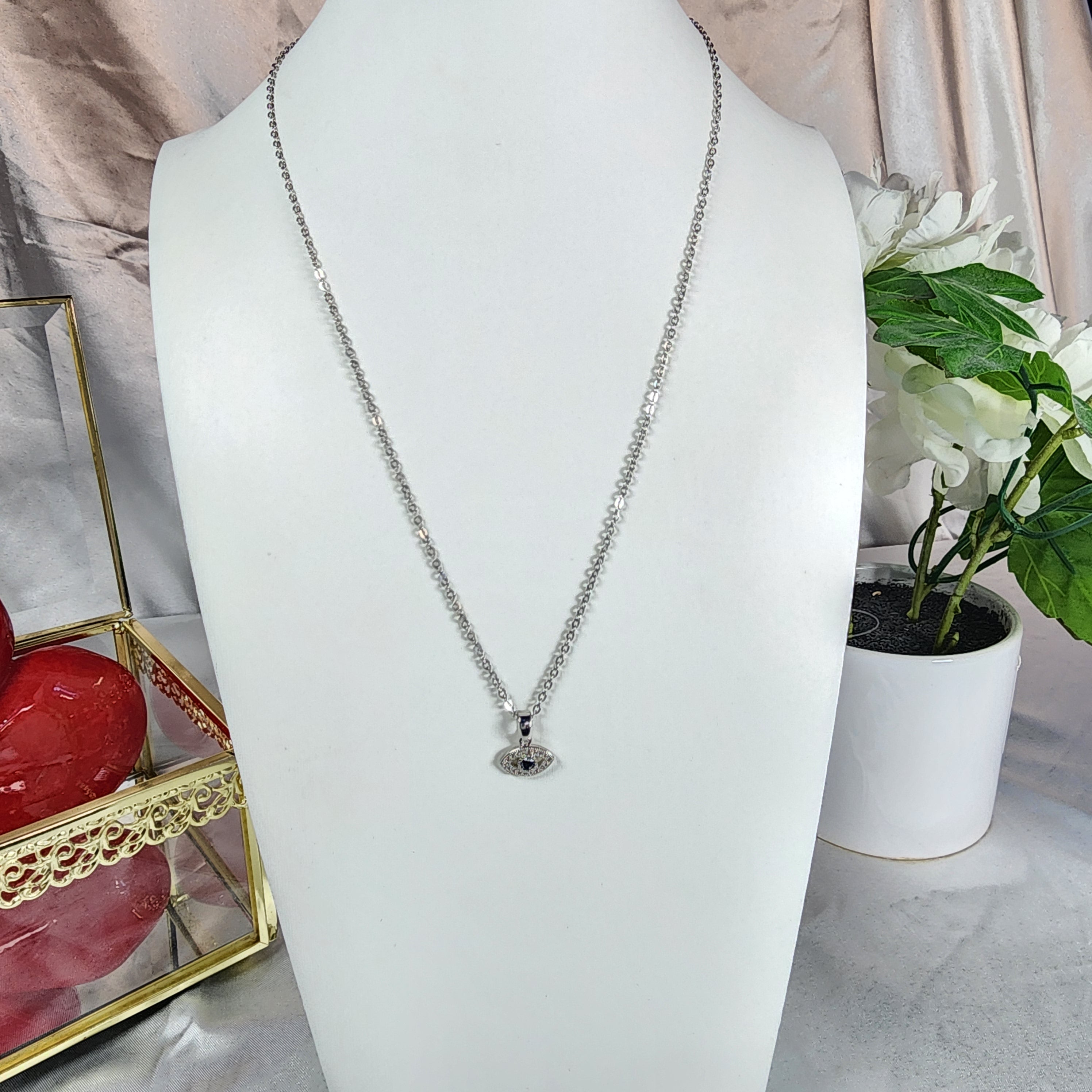 💮Evil eye necklace.📿