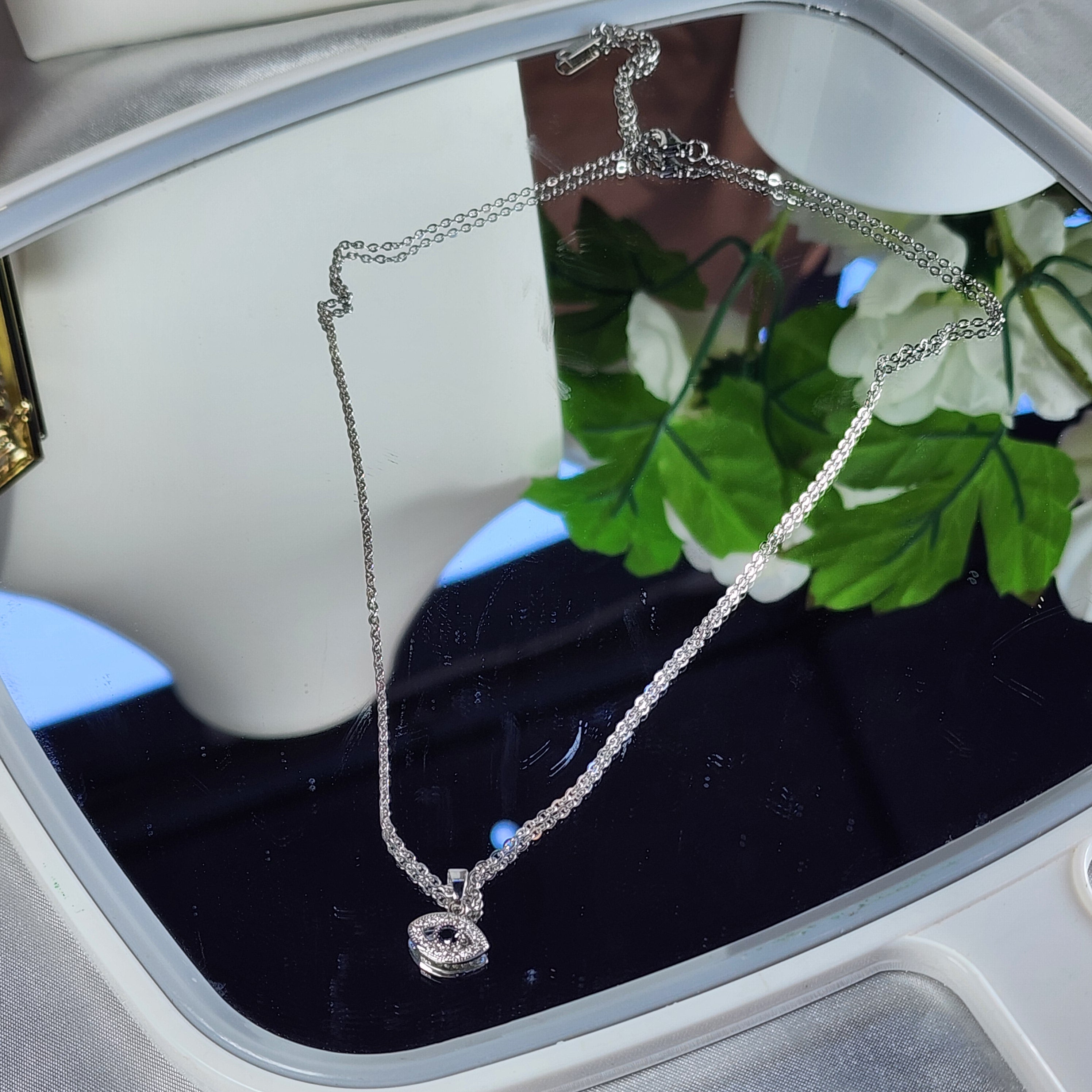 💮Evil eye necklace.📿