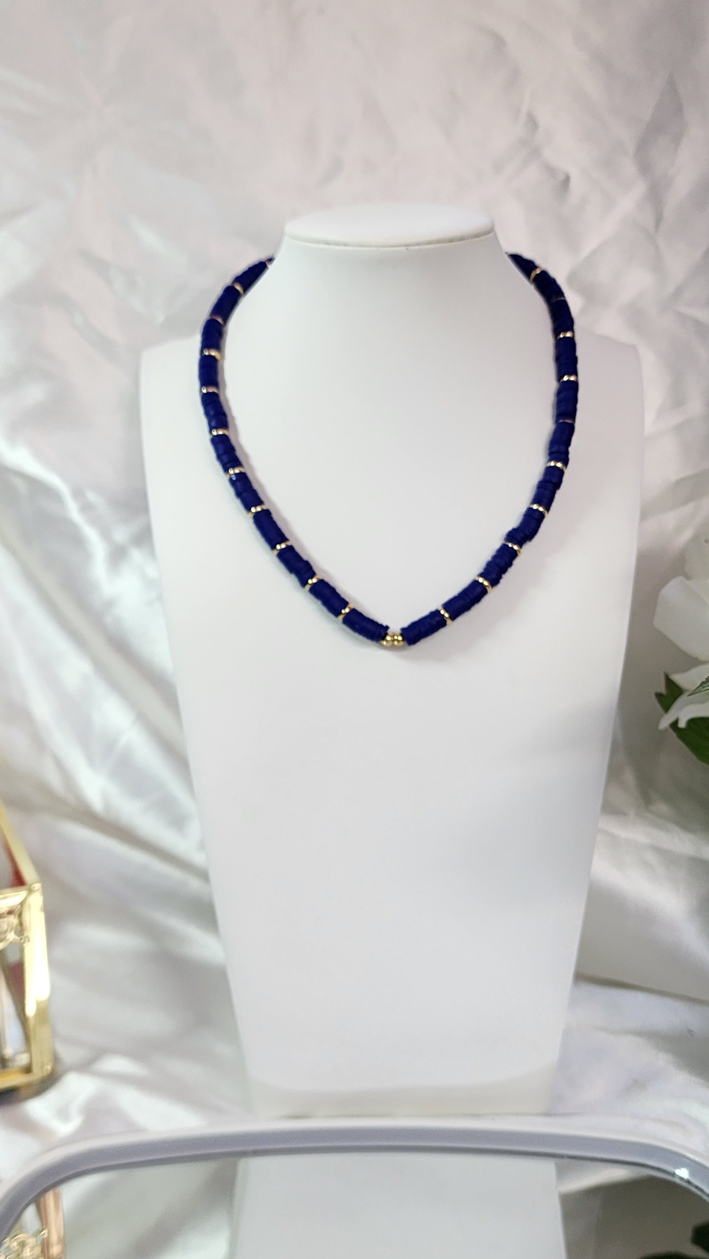 💮Handmade polymer clay necklace.📿