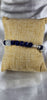 💮Elastic bracelets with round beads of blue onyx and natural white quartz.📿