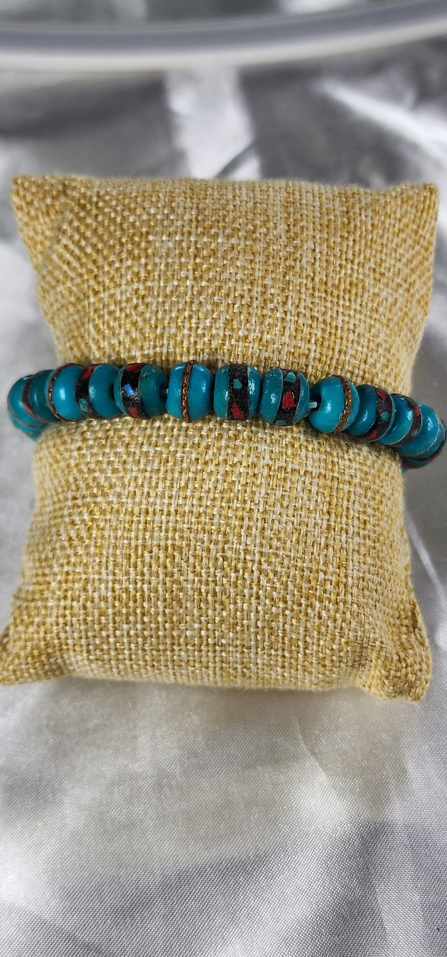 💮Colorful Nepalese healing bead bracelets.📿