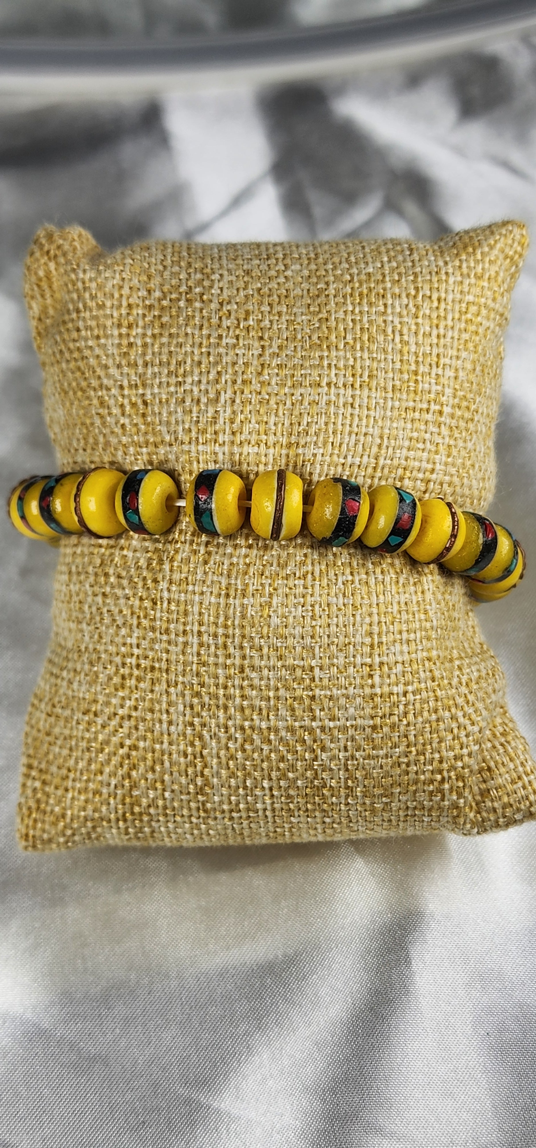 💮Colorful Nepalese healing bead bracelets.📿