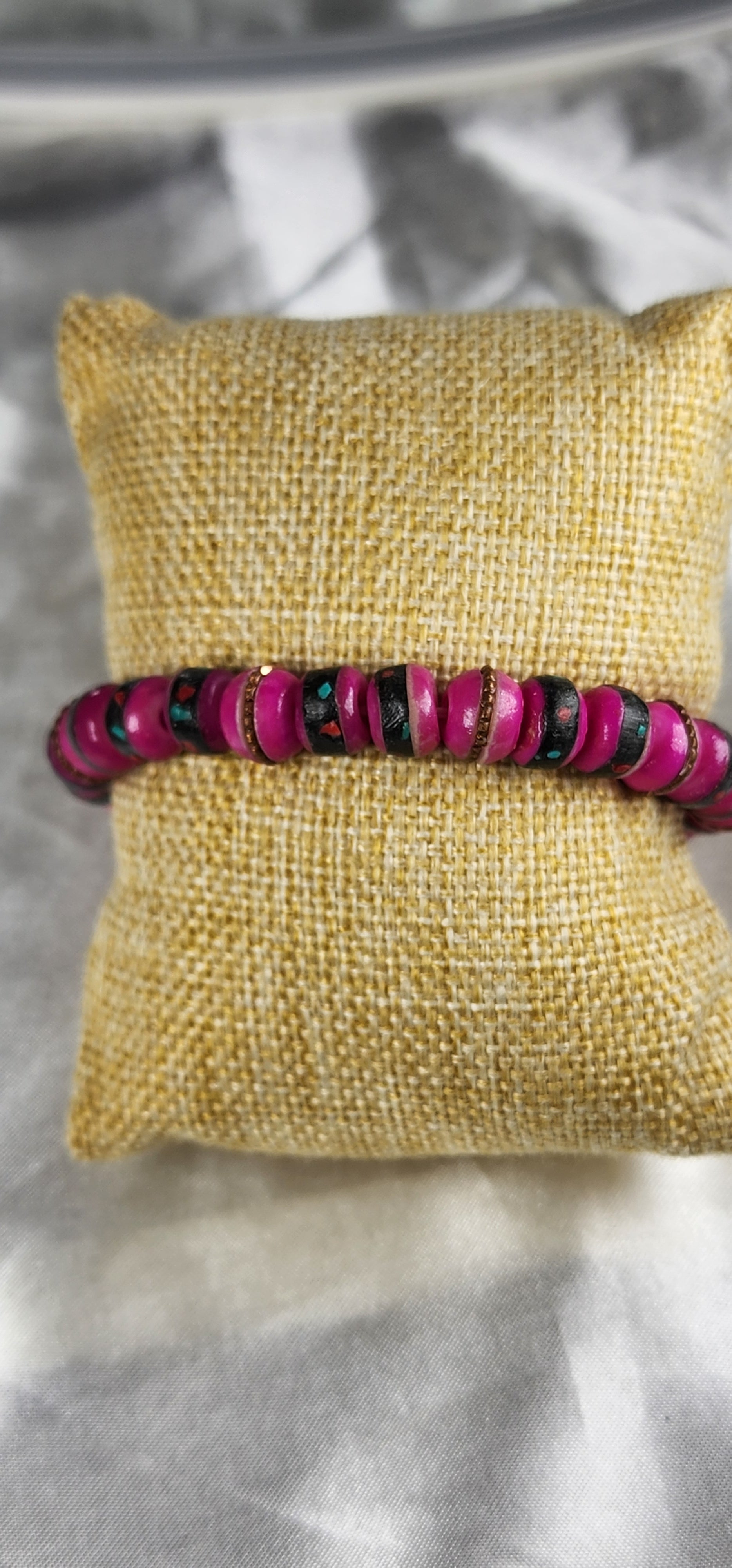 💮Colorful Nepalese healing bead bracelets.📿
