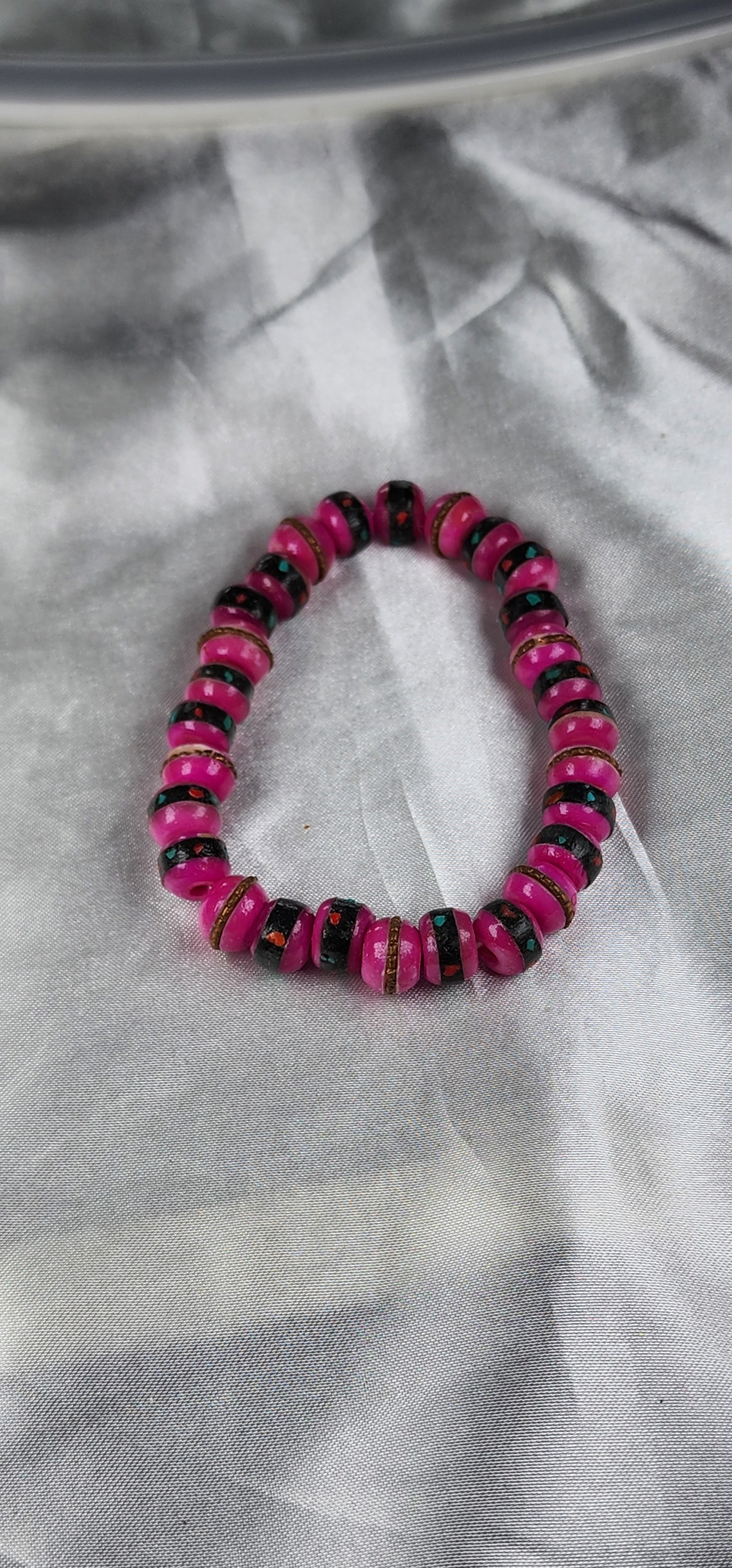 💮Colorful Nepalese healing bead bracelets.📿