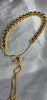 💮Gold-tone nylon beaded bracelet set.📿