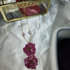 🏵️Resin necklace with real Camellia flower, preserved in resin, botanical jewelry, floral jewelry📿💞