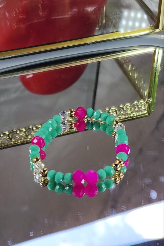 💮Colorful beaded bracelets.📿
