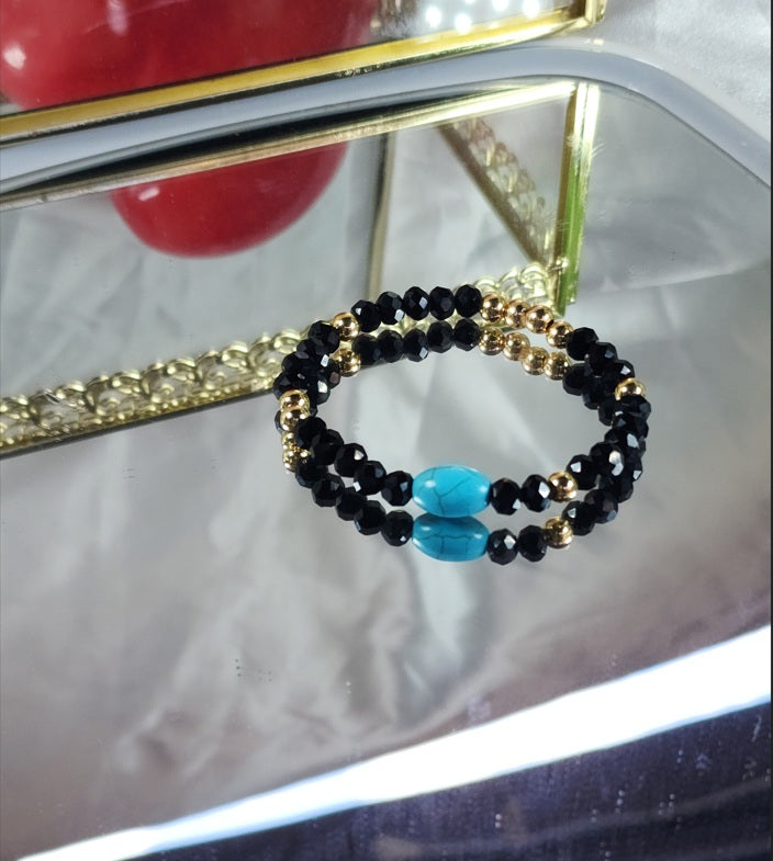 💮Beaded and natural stone bracelets.📿