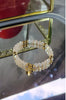 💮Gold-colored metal beaded bracelet set with faux pearls.📿